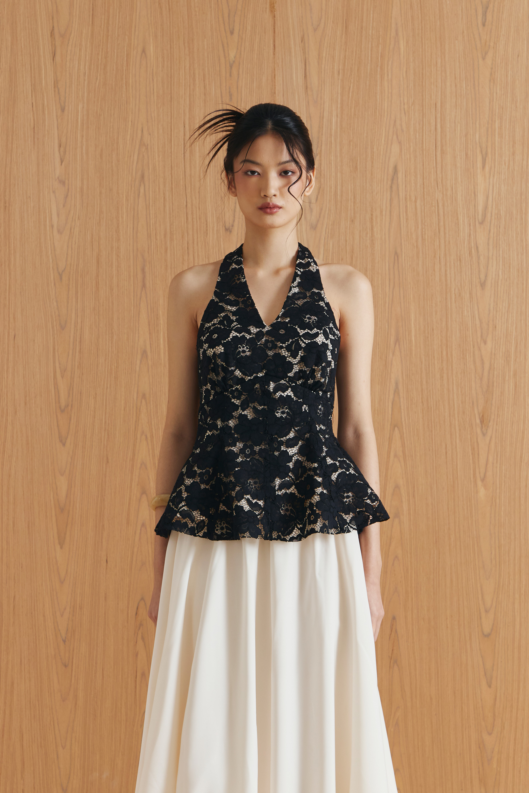 AYA TOP IN BLACK ( (PRE ORDER 7-10DAYS)