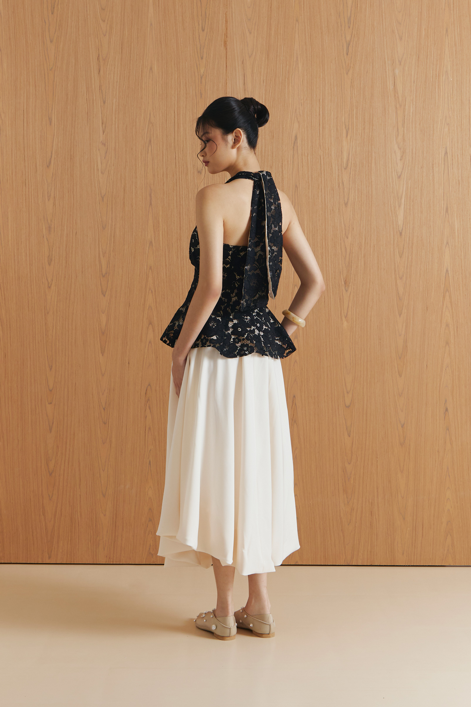 AYA TOP IN BLACK ( (PRE ORDER 7-10DAYS) - Image 4