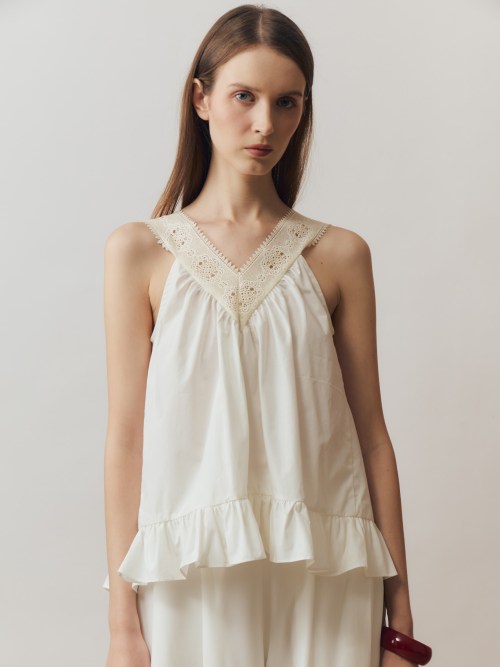 LUISA TOP IN WHITE