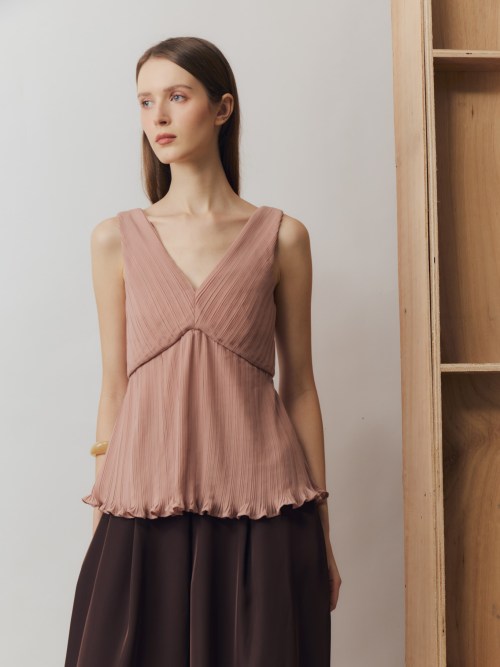 AME TOP IN DUSTY PINK