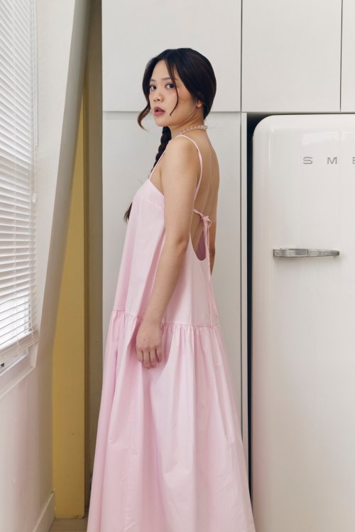 Aileen x Nine Studio - WILLOW DRESS IN CANDY PINK